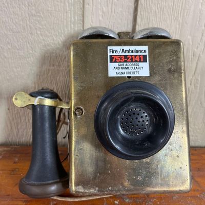 Sale Photo Thumbnail #402: International Brass Emergency Telephone
