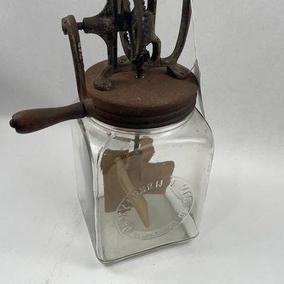 Sale Photo Thumbnail #289: Dazey No. 40 Glass Butter Churn