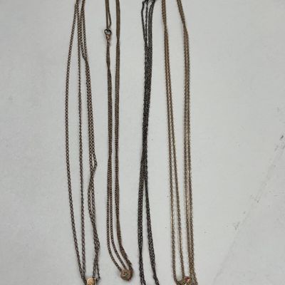 Sale Photo Thumbnail #30: Four Victorian Gold-Filled Watch Chains