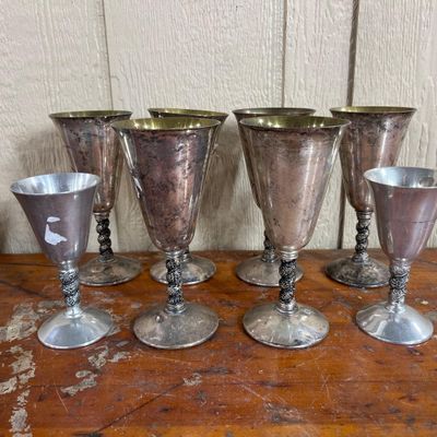 Sale Photo Thumbnail #89: 8 Raimond & Spanish Grapevine Goblets