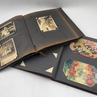 Sale Photo Thumbnail #349: 1916 OH & PA Postcard & Snapshot Albums