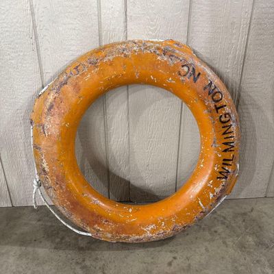 Sale Photo Thumbnail #193: Wilmington NC Nautical Lifebuoy Ring
