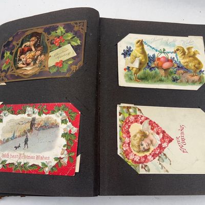 Sale Photo Thumbnail #204: Native American Chief Postcard Album