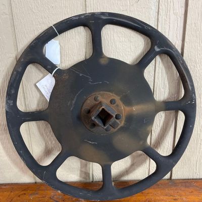 Sale Photo Thumbnail #312: Cast Metal Railroad Caboose Brake Wheel