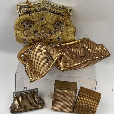 Sale Photo Thumbnail #326: 6 Vtg Whiting & Davis & Christiana Bags