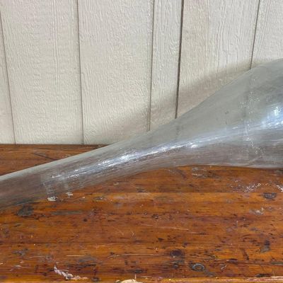 Sale Photo Thumbnail #168: Blown Glass Teardrop Vessel w/ Rope