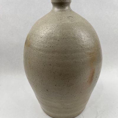 Sale Photo Thumbnail #293: Salt Glazed Stoneware Ovoid Jug