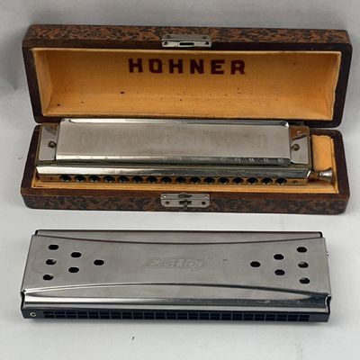 Sale Photo Thumbnail #362: Hohner Chromonika & Easttop Harmonicas