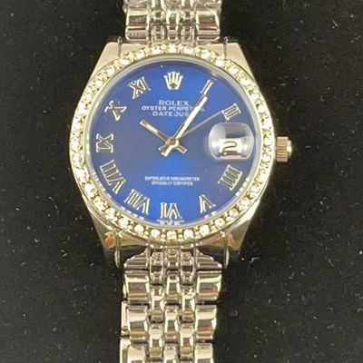 Sale Photo Thumbnail #94: Rolex Datejust Steel Blue Roman Dial