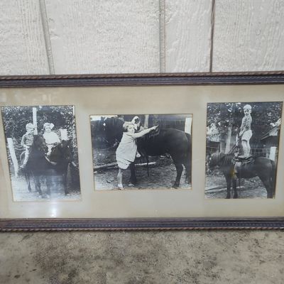 Sale Photo Thumbnail #156: Set Vtg Silver Gelatin Children &