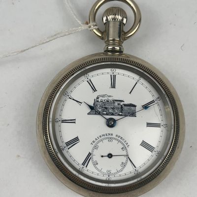 Sale Photo Thumbnail #227: Trainmens Special Railroad Pocket Watch
