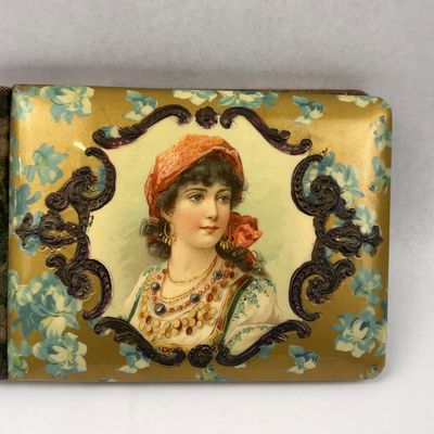 Sale Photo Thumbnail #172: Celluloid & Velvet Autograph Album 1910