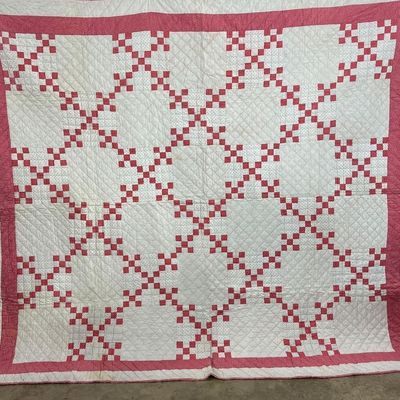 Sale Photo Thumbnail #424: American Double Irish Chain Quilt
