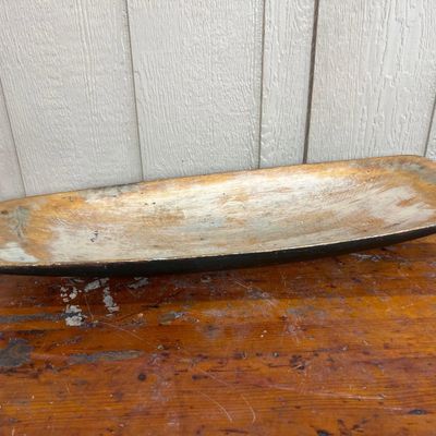 Sale Photo Thumbnail #217: 19th C. Painted Hand-Hewn Wooden Trough
