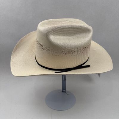 Sale Photo Thumbnail #372: Woven Straw Cattleman Crease Cowboy Hat