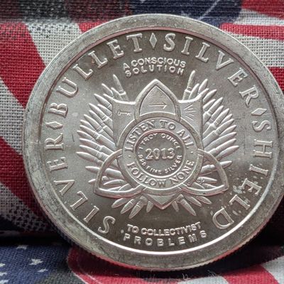 Sale Photo Thumbnail #66: 2013 Pew Pew 1 Troy Oz .999 Fine Silver Round