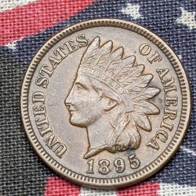 Sale Photo Thumbnail #329: 1895 Indian Head Cent - XF/AU