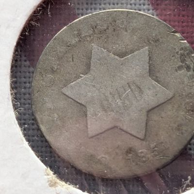 Sale Photo Thumbnail #151: 1851 75% Silver Three Cent Piece