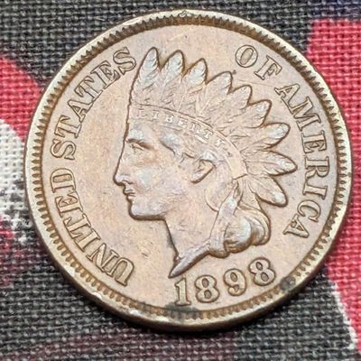 Sale Photo Thumbnail #439: 1898 Indian Head Cent - XF/AU
