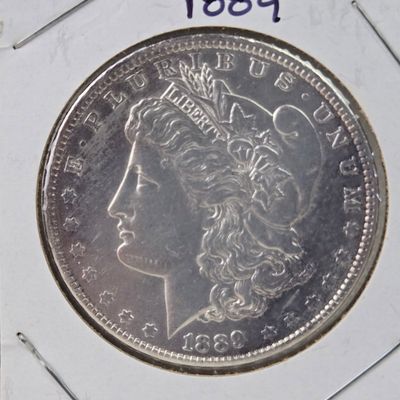 Sale Photo Thumbnail #119: 1889 90% Silver Morgan Dollar