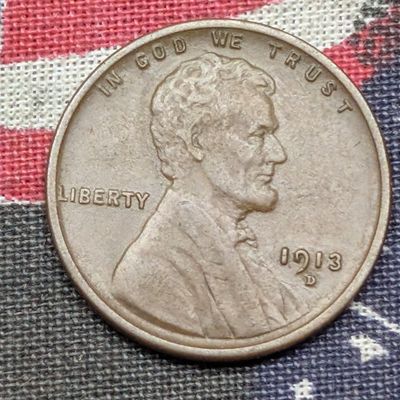 Sale Photo Thumbnail #280: 1913-D Lincoln Wheat Cent - XF