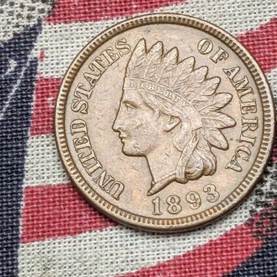 Sale Photo Thumbnail #210: 1893 Indian Head Cent - XF/AU