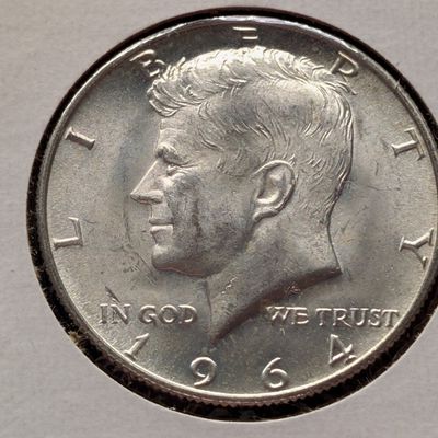 Sale Photo Thumbnail #117: 1964-D 90% Silver Kennedy Half Dollar