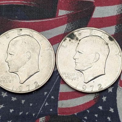 Sale Photo Thumbnail #113: 1972 P&D Eisenhower Dollars Clad