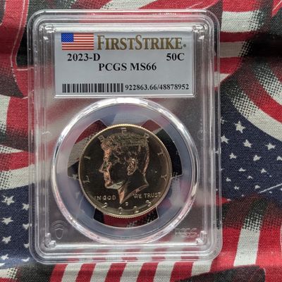 Sale Photo Thumbnail #276: 2023-D Kennedy Half Dollar - PCGS MS66 - First Strike