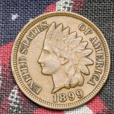 Sale Photo Thumbnail #130: 1899 Indian Head Cent - XF