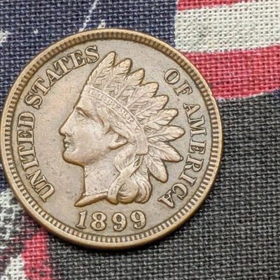 Sale Photo Thumbnail #400: 1899 Indian Head Cent - VF