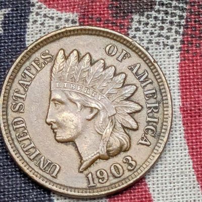 Sale Photo Thumbnail #314: 1903 Indian Head Cent - AU+