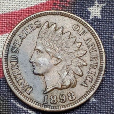 Sale Photo Thumbnail #87: 1898 Indian Head Cent - XF