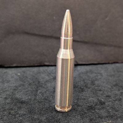 Sale Photo Thumbnail #116: 2 Oz. .999 FINE SILVER .30-06 Springfield Pew Pew Designed Bullion Piece