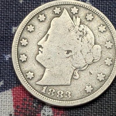 Sale Photo Thumbnail #293: 1883 Liberty Head V Nickel without Cents