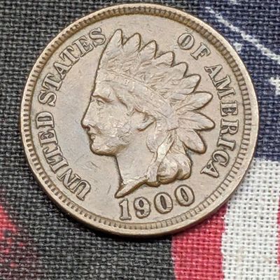 Sale Photo Thumbnail #410: 1900 Indian Head Cent - XF/AU