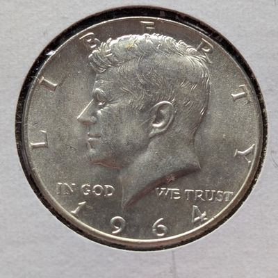 Sale Photo Thumbnail #201: 1964 90% Silver Kennedy Half Dollar