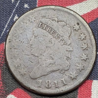 Sale Photo Thumbnail #288: VG - 1811 Classic Head Large Cent