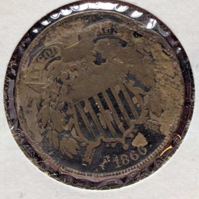 Sale Photo Thumbnail #269: 1866 Two Cent Piece