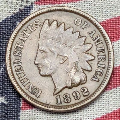 1892 Indian Head Cent - VF