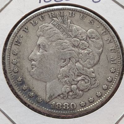 Sale Photo Thumbnail #205: 1880-O 90% Silver Morgan Dollar