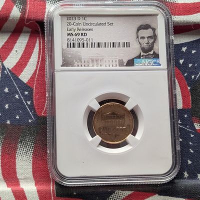 Sale Photo Thumbnail #52: 2023-D Lincoln Shield Cent - NGC MS69 RD *Early Release*