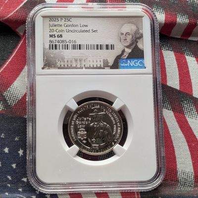 Sale Photo Thumbnail #94: 2025-P Juliette Gordon Low Quarter - NGC MS68