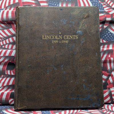 Sale Photo Thumbnail #168: (66) Coins In Partial 1910-1940 Lincoln Wheat Cent Collection Harco Album