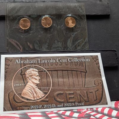 Sale Photo Thumbnail #350: 2022 P, D, & S Abraham Lincoln Cent Collection