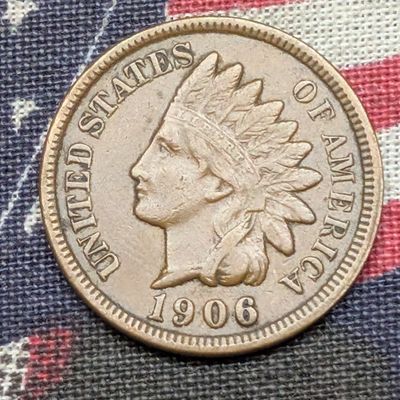 Sale Photo Thumbnail #242: 1906 Indian Head Cent - VF