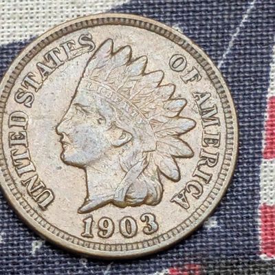 Sale Photo Thumbnail #248: 1903 Indian Head Cent - XF