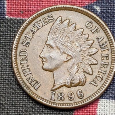 Sale Photo Thumbnail #294: 1896 Indian Head Cent - XF/AU