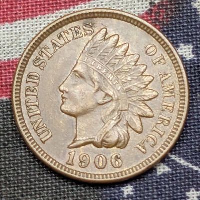 1906 Indian Head Cent - XF/AU