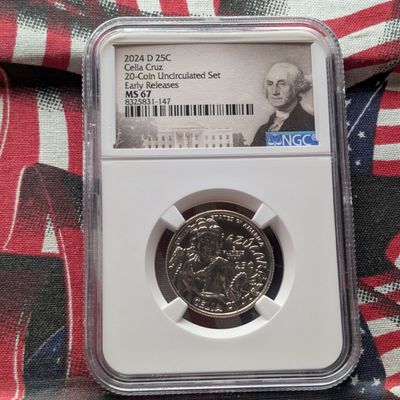Sale Photo Thumbnail #352: 2024-D Celia Cruz Quarter - NGC MS67 *Early Release*